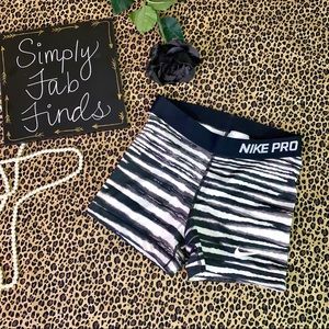 Nike | Shorts | Nike Pro Drifit Zebra 